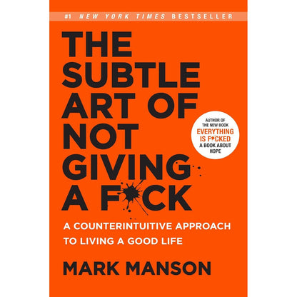 The Subtle Art of Not Giving a F*ck, Everything is F*cked, Atomic Habits and The Courage to Be Disliked 4 Books Set