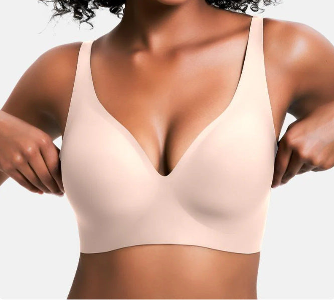 Jelly Comfortable Wireless Push Up Bras