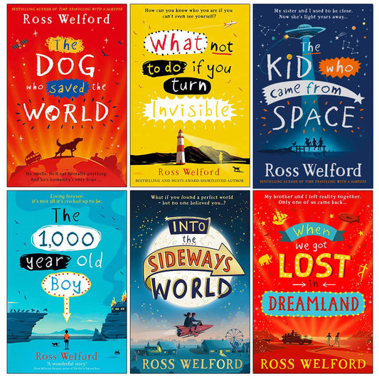 Ross Welford Collection – 6 Books Set | Bestselling Children’s Adventure & Time-Travel Fiction (The Dog Who Saved the World, The 1,000-Year-Old Boy & More)