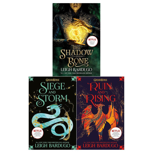 Leigh Bardugo Grisha Series Shadow and Bone Trilogy 3 Books Set Collection - Shadow and Bone Netflix series