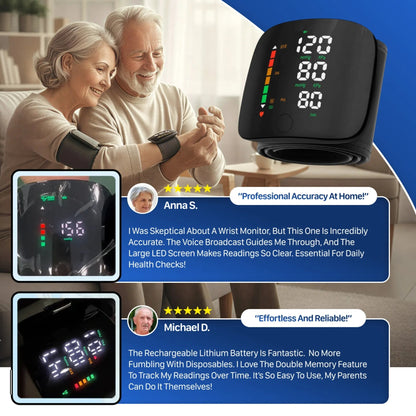 🔥 Limited Time 50% OFF ⚡Wrist Blood Pressure Monitor