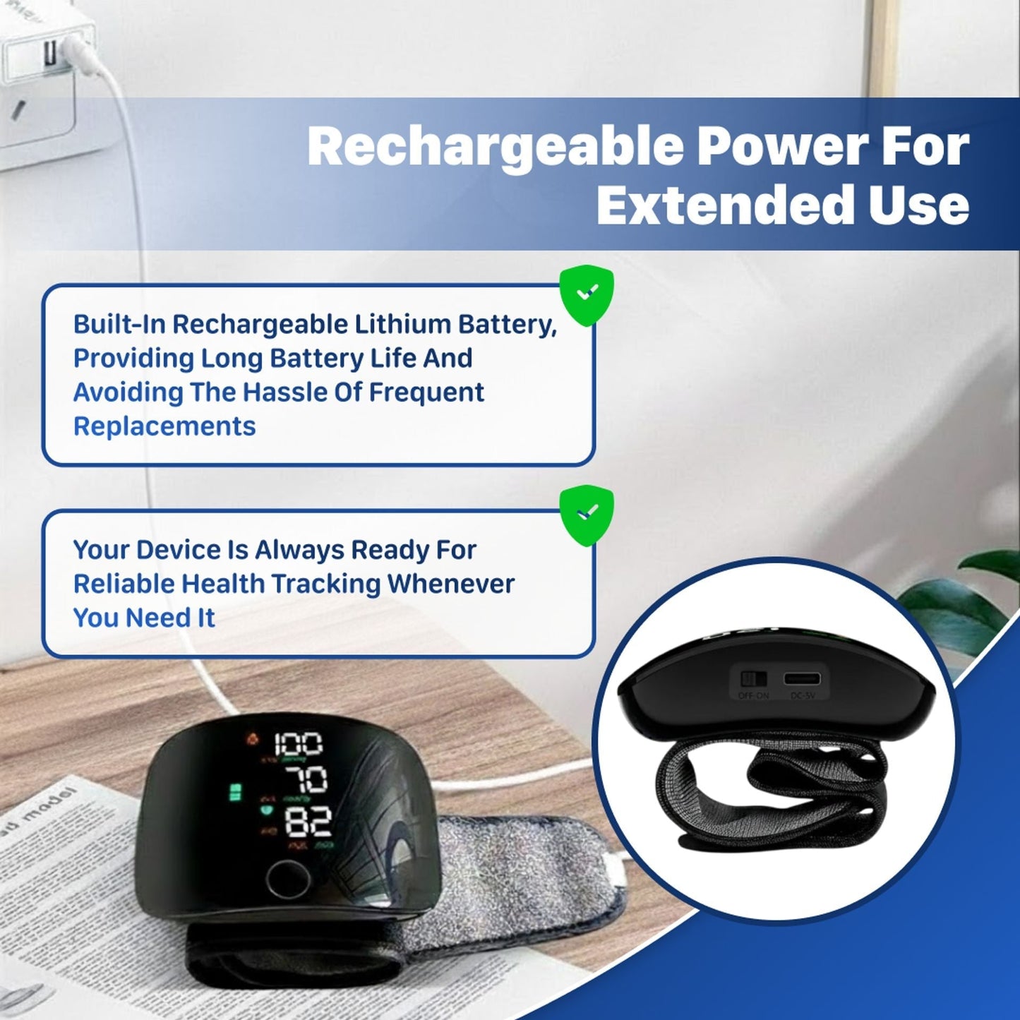 🔥 Limited Time 50% OFF ⚡Wrist Blood Pressure Monitor