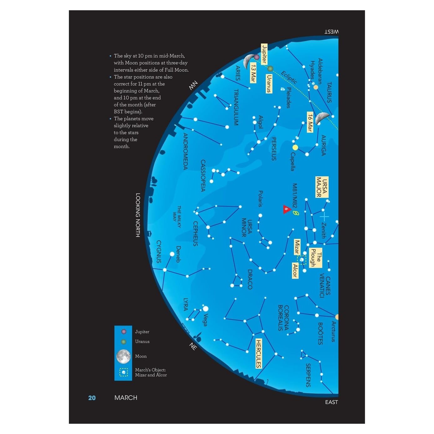 Philip's Stargazing 2024 Month-by-Month Guide to the Night Sky Britain & Ireland by Nigel Henbest