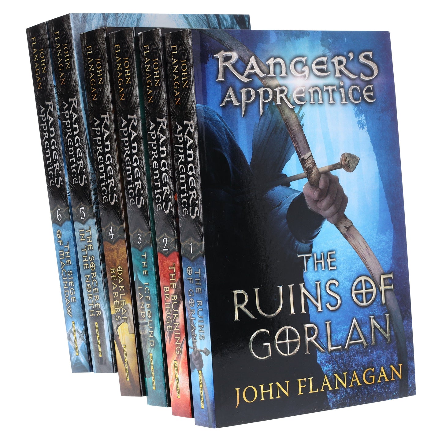 Rangers Apprentice 6 Books Collection Set Series 1 - Ruins Of Gorlan Burning Bridge Icebound Land ..