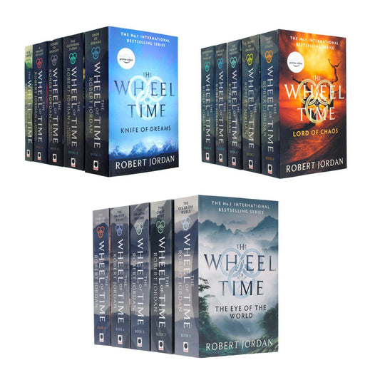 Robert Jordan The Wheel of Time Series Collection 15 Books Set Pack (Book 1-15)