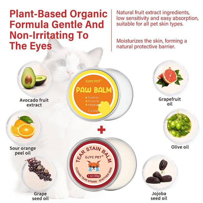 🔥LAST DAY 49% OFF✨PET Tear Stain Protection Cream & Brush Set