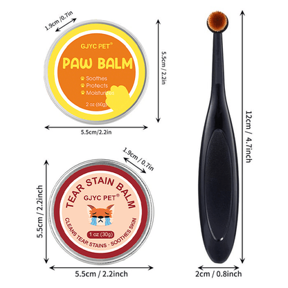 🔥LAST DAY 49% OFF✨PET Tear Stain Protection Cream & Brush Set