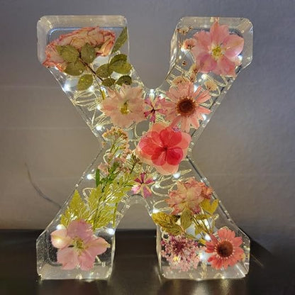 🌸Handmade Floral Resin Home Decor/ Night Light