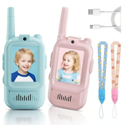 Rechargeable Video Walkie Talkies for Kids