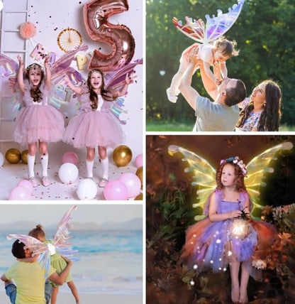 🧚‍♀️Sparkle LED Fairy Wings – Dreamy Gift for Birthdays & Holidays🎁