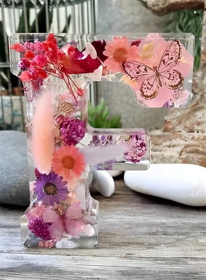 🌸Handmade Floral Resin Home Decor/ Night Light