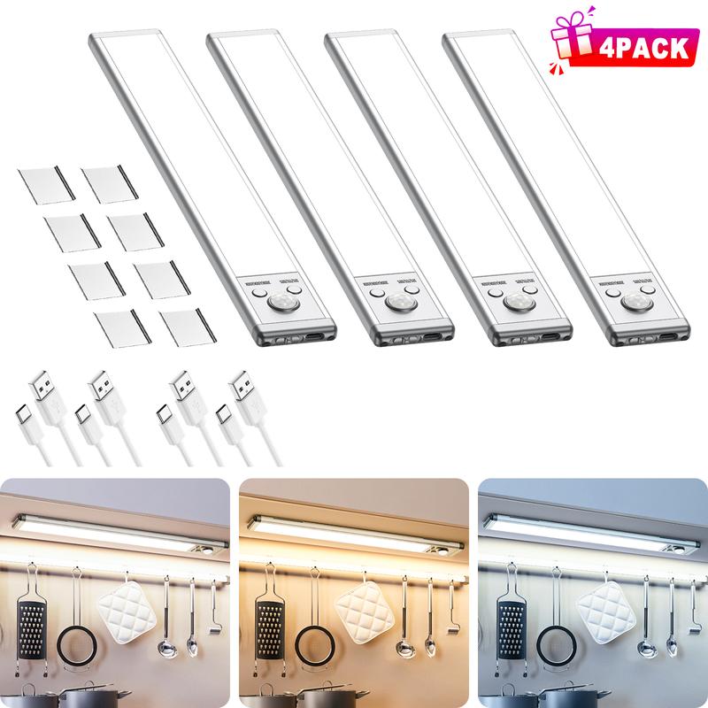 Under Cabinet Lights, 76LED Motion Sensor Night Light Indoor