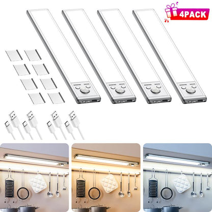 Under Cabinet Lights, 76LED Motion Sensor Night Light Indoor