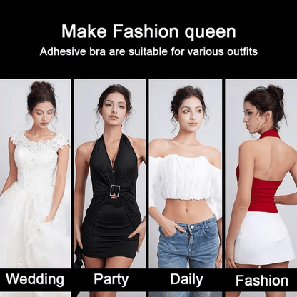 🌷Invisible Diva Strapless Backless Push up Bra