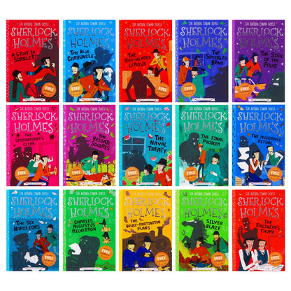Sherlock Books, Sherlock Holmes Books, Childrens Collection, 30 Books Box Set