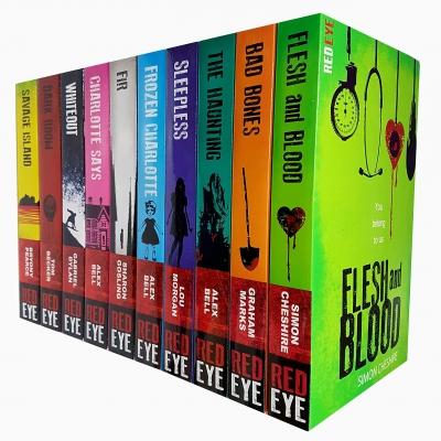 Red Eye Series Collection 10 Books Set Dark Room Flesh And Blood Sleepless Frozen Charlotte The Hu..