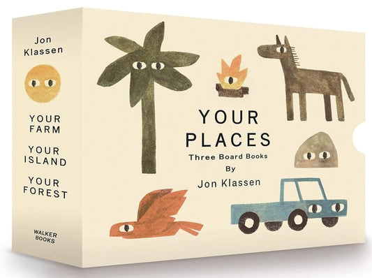 Your Places Box Set: A trio of board books for the youngest of children from the beloved Jon Klassen, perfect for gifting as a first board book collection for Christmas