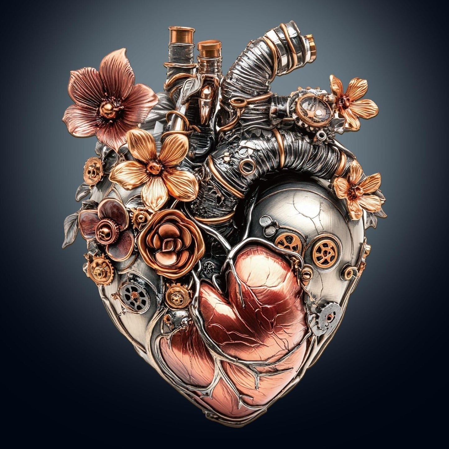 🎁 🔥 Visual 3D Mechanical Heart Wooden Jigsaw Puzzles - Gifts for Adults and Kids