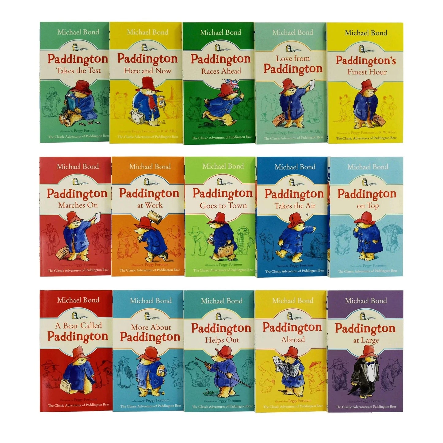 The Classic Adventures Of Paddington Bear Complete Collection 15 Books Box Set by Michael Bond