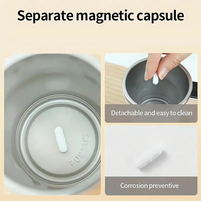 🏆Flash Sale⚡50K+ SOLD! 💥☕ Rechargeable Automatic Magnetic Stirring Coffee Mug Set